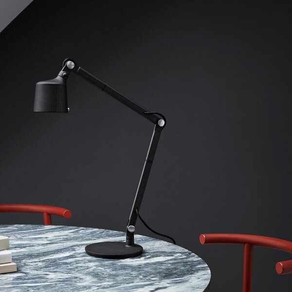 Stolové Lampa Vipp, Čierna, Obývacia izba, Kov