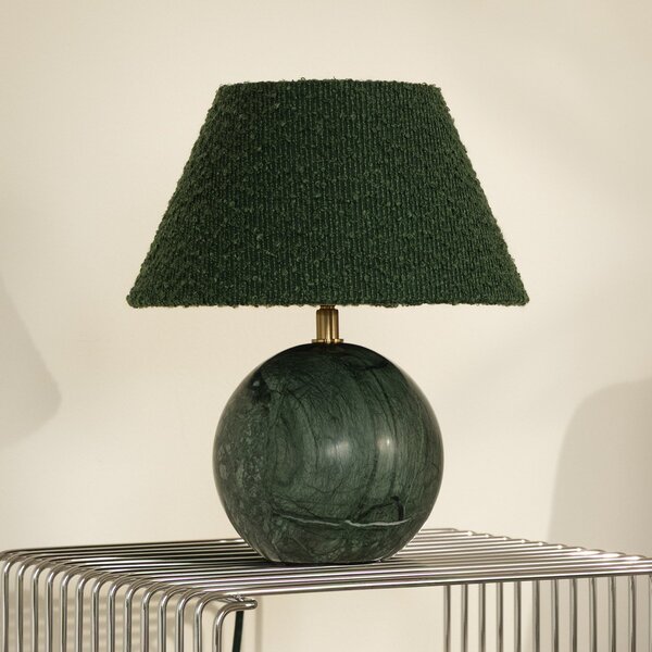 Stolové Lampa Globen Lighting, Zelená, Obývacia izba, Tkanina / Textil, Dizajnový