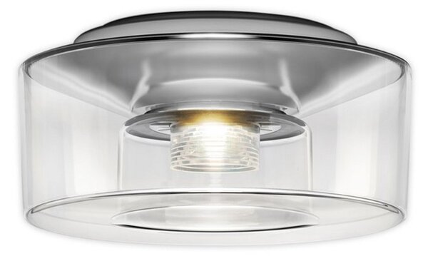 Stropné Lampa Serien Lighting, Curling M, stmievateľné, Transparentná, Obývacia izba, Plast, Moderný