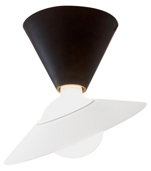 Stropné Lampa Stilnovo, Fante, Čierna, Obývacia izba, Plast, Dizajnový