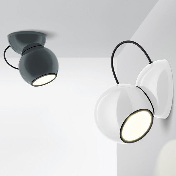 Stropné Lampa Stilnovo, Gravitino, stmievateľné, Sivá, Obývacia izba, Kov, Dizajnový