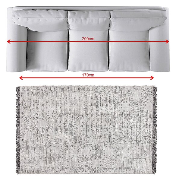 Koberec Tweed grey 120x170cm