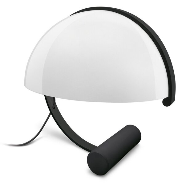 Stolové Lampa Stilnovo, Meta, stmievateľné, Čierna, Obývacia izba, Kov, Dizajnový