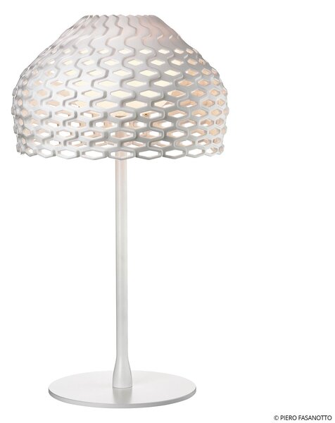 Stolové Lampa FLOS, Tatou T, stmievateľné, Biela, Obývacia izba, Kov, Dizajnový