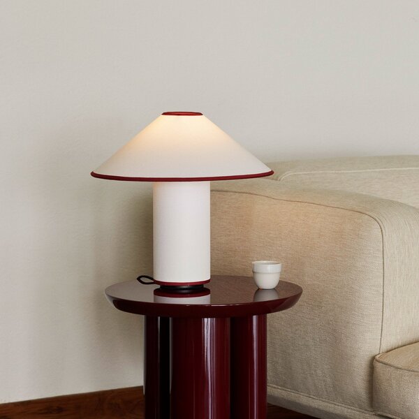 Stolové Lampa &Tradition, Colette, Biela, Obývacia izba, Tkanina / Textil, Dizajnový