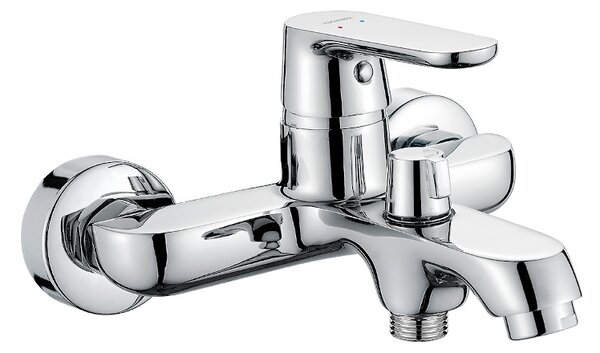 Kúpeľňová batéria Chrome Design Mixer Tap Kúpeľová batéria Nástenná batéria