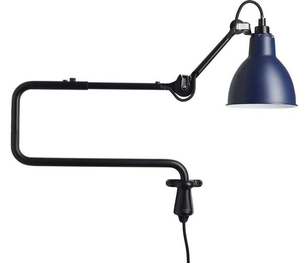 Nástenné Svietidlo Lampe Gras, Modrá, Obývacia izba, Kov