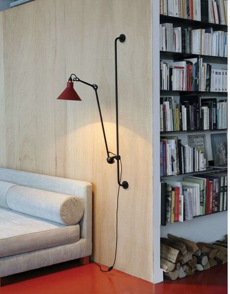 Nástenné Svietidlo Lampe Gras, Čierna, Obývacia izba, Kov, Industriálny