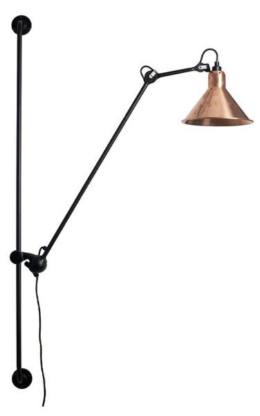 Nástenné Svietidlo Lampe Gras, Čierna, Obývacia izba, Kov, Industriálny