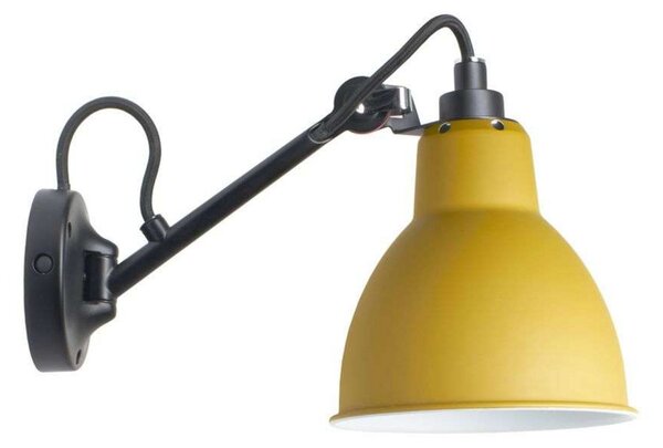 Nástenné Svietidlo Lampe Gras, Žltá, Obývacia izba, Kov