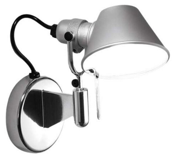 Nástenné Svietidlo Artemide, Metalická, Hliník, Dizajnový