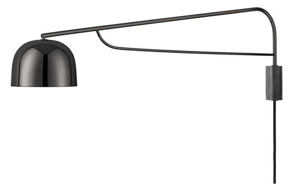 Nástenné Svietidlo Normann Copenhagen, Čierna, Obývacia izba, Kameň