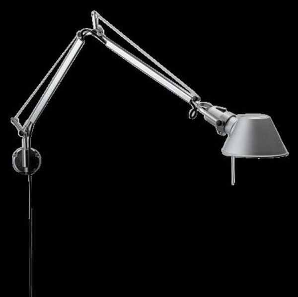 Nástenné Svietidlo Artemide, Metalická, Pracovňa, Hliník, Dizajnový