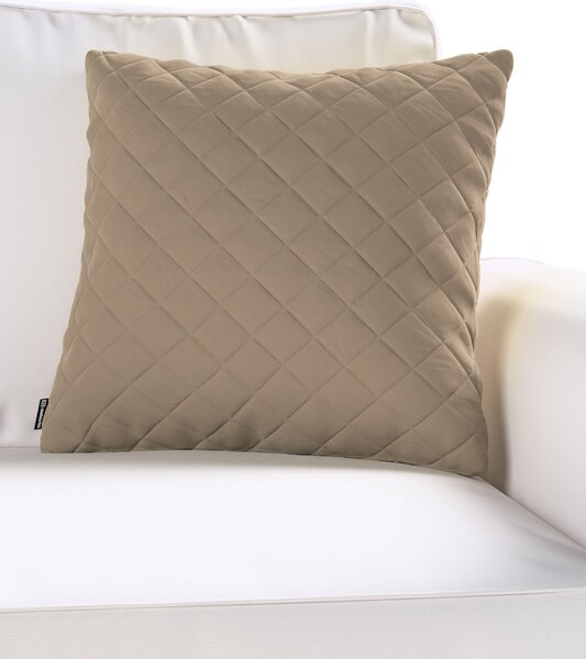 Obliečka Kinga pikovaná 43 x 43 cm farba produktu béžová látka lesklá, zamatová