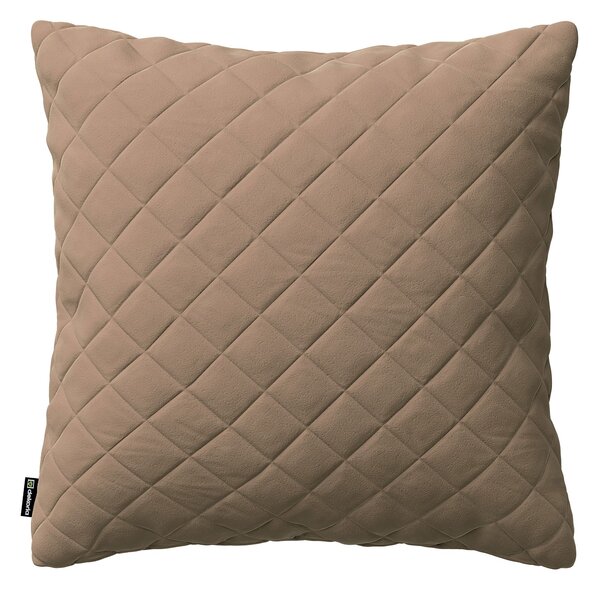 Obliečka Kinga pikovaná 43 x 43 cm farba produktu béžová látka lesklá, zamatová