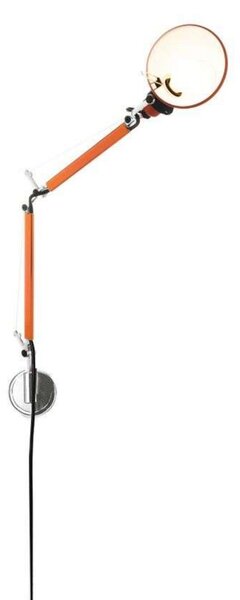 Nástenné Svietidlo Artemide, Oranžová, Pracovňa, Hliník