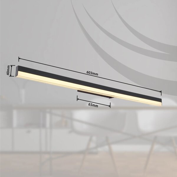 Globo 41927B - LED Nástenné svietidlo SALLO LED/18W/230V 3000K/6000K