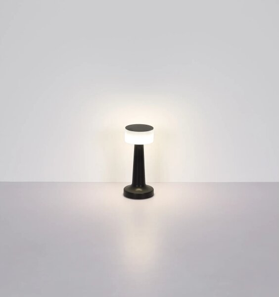 Globo 58447S - LED stmievateľná dotyková stolná lampa ANGELIKA LED/1W/3,7V čiern