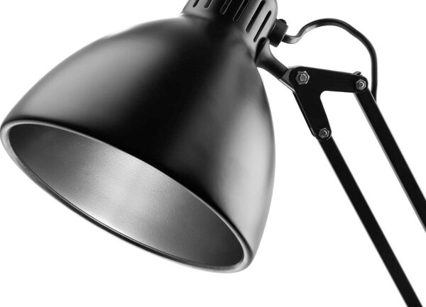 Stolové Lampa NORDIC LIVING, Čierna, Pracovňa, Hliník