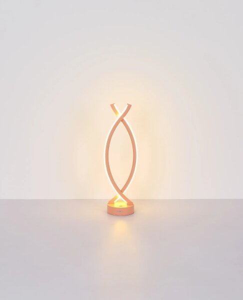 Globo 58457P - LED stmievateľná dotyková stolná lampa HELA LED/1W/3,7V ružová