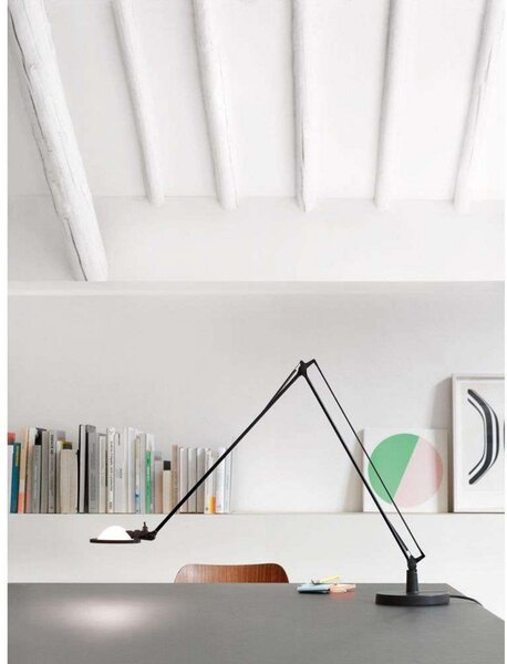 Stolové Lampa Luceplan, Metalická, Pracovňa, Hliník