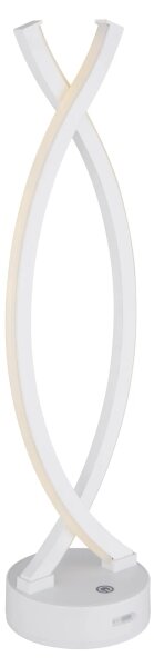 Globo 58457W - LED stmievateľná dotyková stolná lampa HELA LED/1W/3,7V biela
