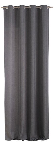 Záves BASIC s kolieskami 140x280 cm tmavosivy 1 ks