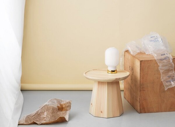 Stolové Lampa Normann Copenhagen, Biela, Obývacia izba, Sklo