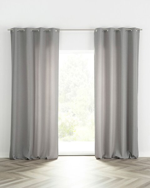 Záves BASIC s kolieskami 140x280 cm holubičia sivy 1 ks
