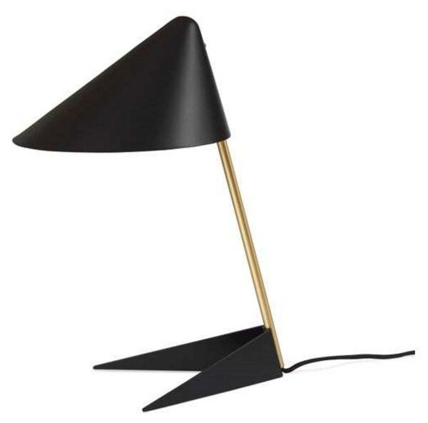 Stolové Lampa Warm Nordic, Ambience, Čierna, Obývacia izba, Kov, Dizajnový