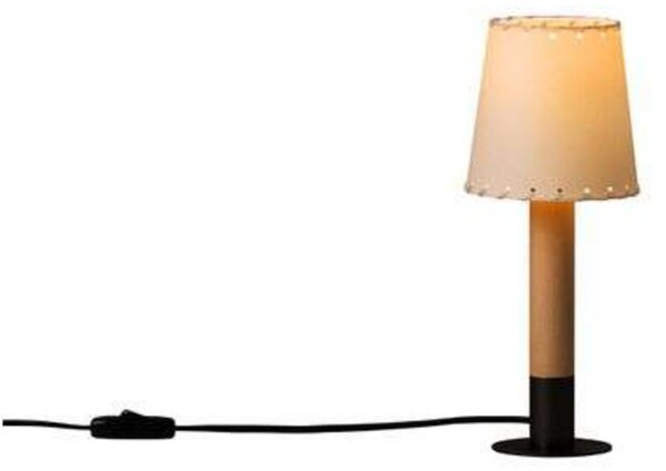 Stolové Lampa Santa & Cole, stmievateľné, Béžová, Obývacia izba, Drevo