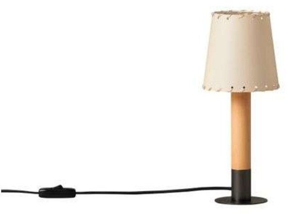 Stolové Lampa Santa & Cole, stmievateľné, Béžová, Obývacia izba, Drevo
