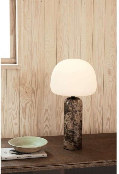 Stolové Lampa Northern, stmievateľné, Hnedá / Hrdzavá, Obývacia izba, Sklo