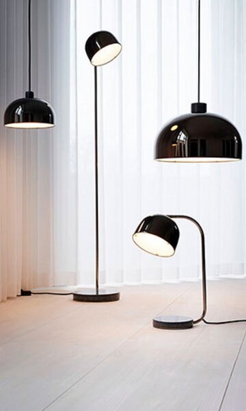 Stolové Lampa Normann Copenhagen, Čierna, Obývacia izba, Kov
