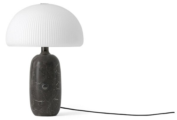 Stolové Lampa Vipp, stmievateľné, Sivá, Obývacia izba, Sklo
