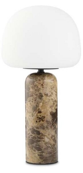 Stolové Lampa Northern, stmievateľné, Hnedá / Hrdzavá, Obývacia izba, Sklo