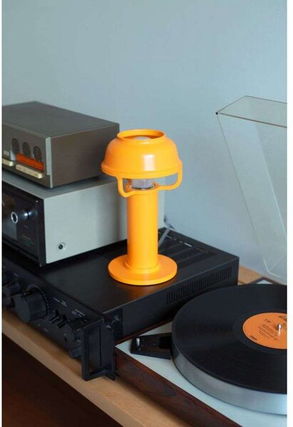 Stolové Lampa Artek, Oranžová, Obývacia izba, Hliník