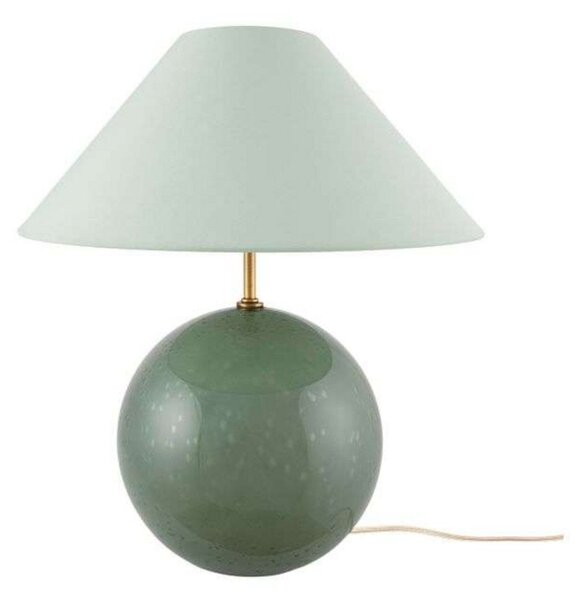 Stolové Lampa Globen Lighting, IRIS, Zelená, Obývacia izba, Sklo, Vintage