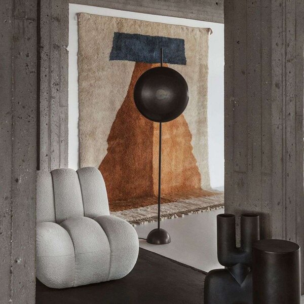 Stojacie Lampa 101 COPENHAGEN, stmievateľné, Bronzová / Stará Mosadz, Obývacia izba, Kov