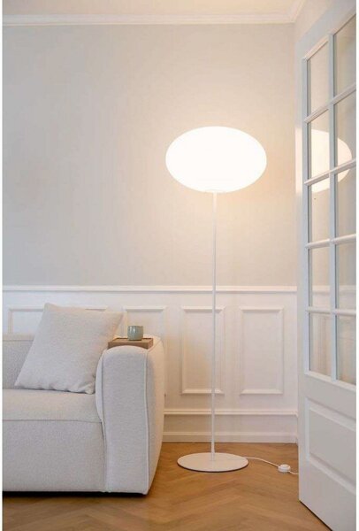 Stojacie Lampa CPH Lighting, Biela, Obývacia izba, Kov