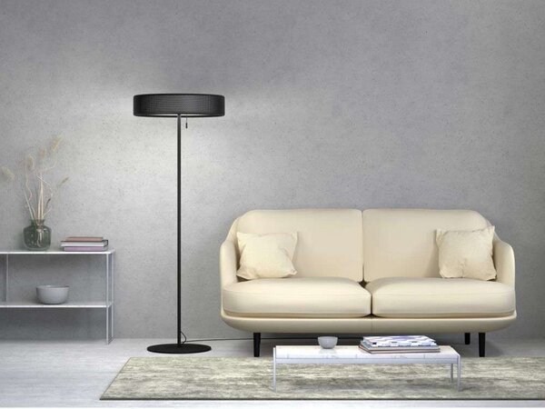 Stojacie Lampa Herstal, Čierna, Obývacia izba, Kov