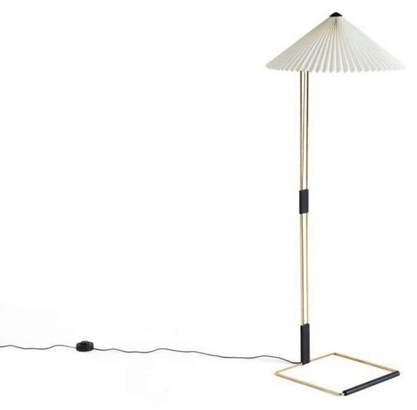Stojacie Lampa HAY, stmievateľné, Biela, Obývacia izba, Kov