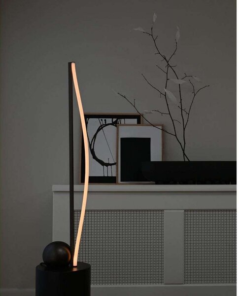 Stojacie Lampa 101 COPENHAGEN, stmievateľné, Bronzová / Stará Mosadz, Obývacia izba, Hliník