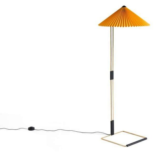 Stojacie Lampa HAY, stmievateľné, Žltá, Obývacia izba, Kov