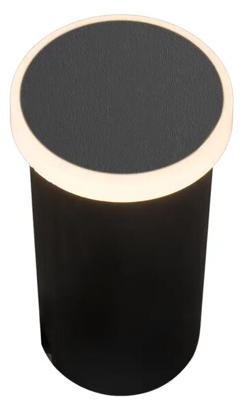 Vonkajšie LED svietidlo Alf Round 3000K čierne