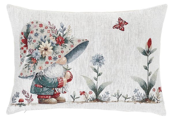Gobelínová obliečka na vankúš Jarný škriatok Chenille IT118 Farba Viacfarebná Rozmery 42x42 cm