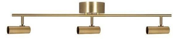 Hubble 3 Long Stropné Lampa Brushed Brass - Globen Lighting