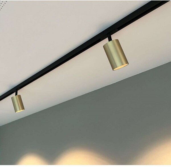 Stropné Lampa ANTIDARK, Zlatá / Mosadz, Obývacia izba, Kov