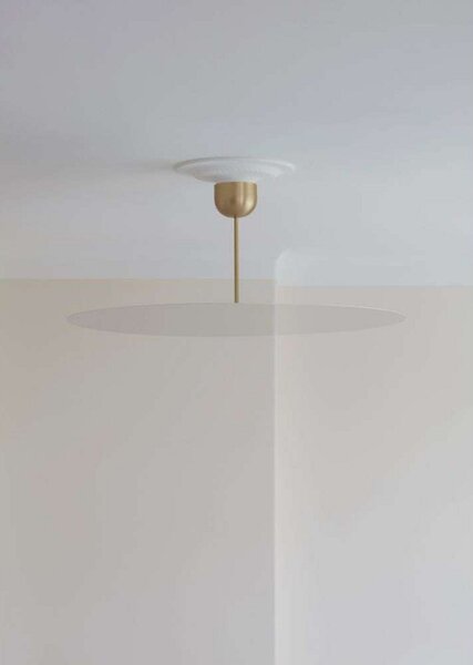 Stropné Lampa Luceplan, Modrá, Obývacia izba, Hliník