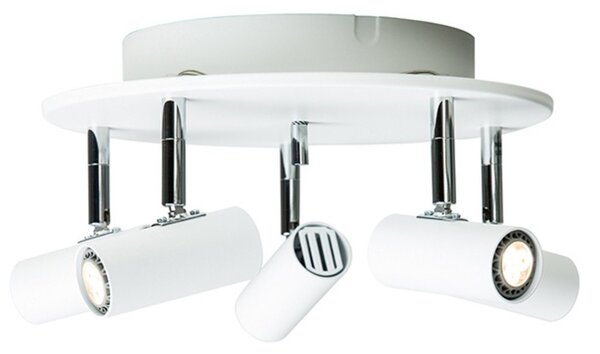 Cato 5-spot Stropné Lampa Matt White